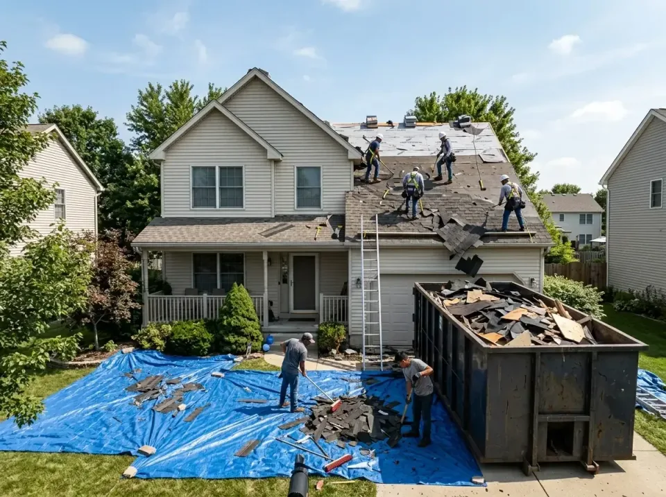 roof-replacement-debris-remova-004 — frequently asked questions, Cheapest Dumpster Rentals in Hoover, AL